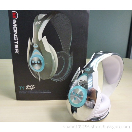 Hot Sale White Tron T1 studio headphones noise cancelling with serial NO.